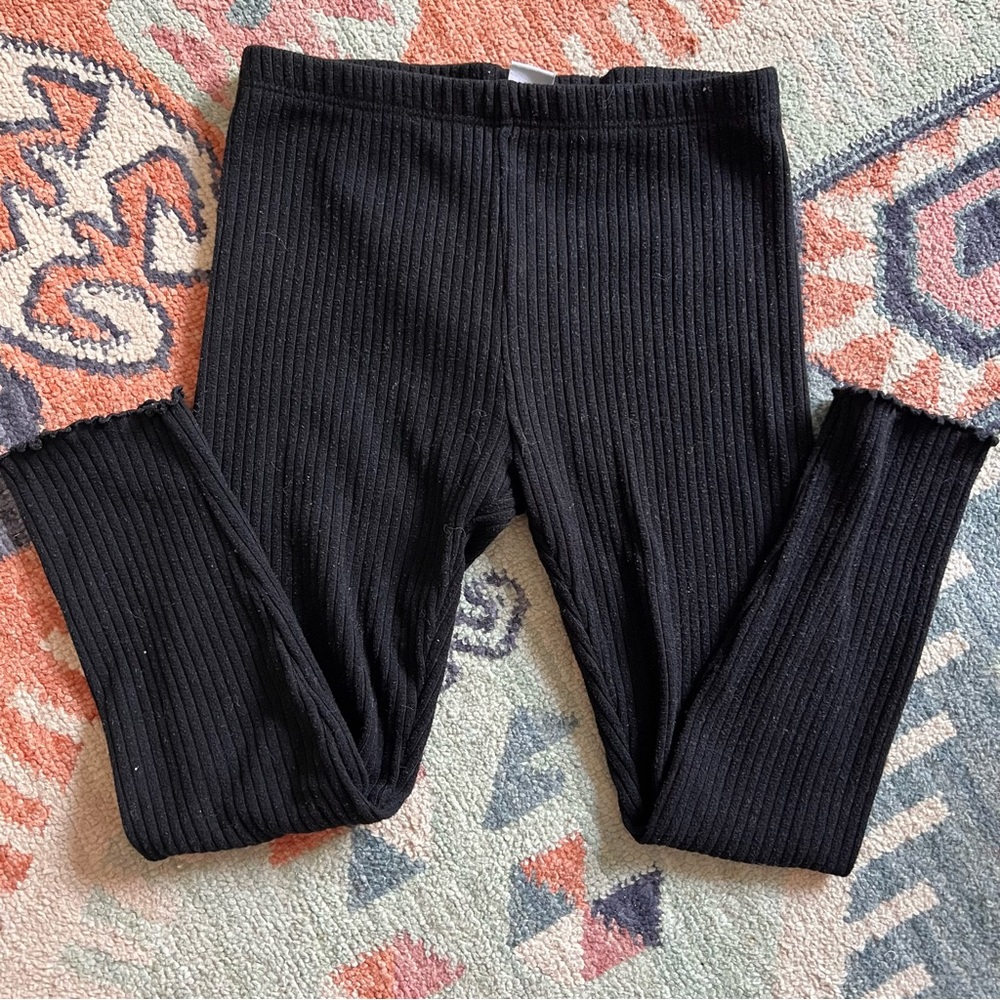 Ribbed leggings